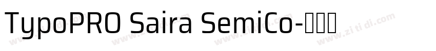 TypoPRO Saira SemiCo字体转换